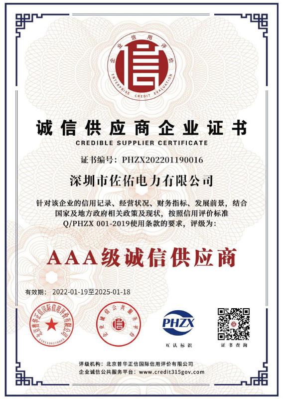 誠信單位等榮譽(yù)證書